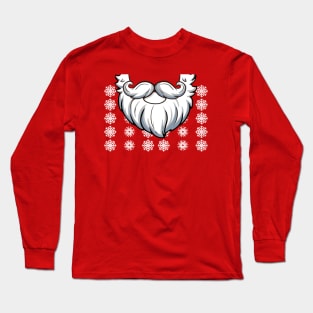 Christmas Santa Face mask Long Sleeve T-Shirt